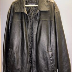 John Ashford Black Leather Jacket